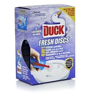 Duck Fresh Wc öblítő korong utántöltő, 2x36ml levendula