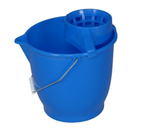 Műanyag felmos&oacute;v&ouml;d&ouml;r csavar&oacute;val, 12L,