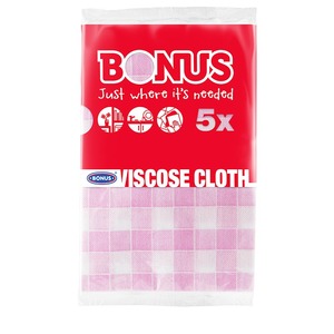 Bonus mosogatókendő, 5db-os, 45x38cm