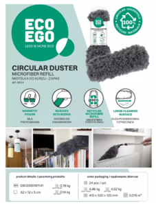 York ECO EGO teleszkópos nyelű poroló, pótfejjel