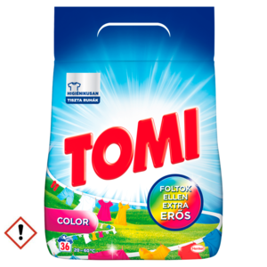 Mosópor Tomi Kristály Color, 35 mosáshoz, 2,1 kg