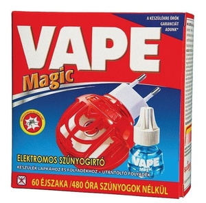 Vape Magic elektromos szúnyogriasztó készülék és folyadék