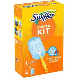 Portörlő készlet, 1 nyél + 4 db utántöltő fej, SWIFFER Duster