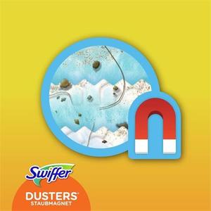 Portörlő készlet, 1 nyél + 4 db utántöltő fej, SWIFFER Duster