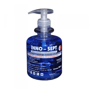 Inno-Sept higénés fertőtlenítő kéztisztító és betegfürdető folyékony szappan 500ml, pumpás