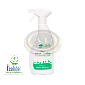 Nature green &ouml;ko ablaktiszt&iacute;t&oacute; 500ml