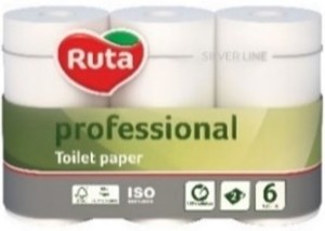Ruta Professional toalettpapír 6 tekercs, 500 lap/tek, 2 rétegű 100% cellulóz