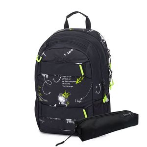 P+P OXY SPORT Graffiti Diák hátizsák + tolltartó  1-49125E