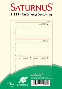 Pótlap Saturnus L313 tanári egységcsomag, chamois lapok, 2025 / 2026. évre,