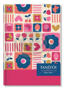 Tan&iacute;t&oacute;i zsebk&ouml;nyv pd 2026-2027 pap&iacute;r pink