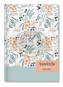 Tan&iacute;t&oacute;i zsebk&ouml;nyv pd 2026-2027 pap&iacute;rbor&iacute;t&oacute; Cats