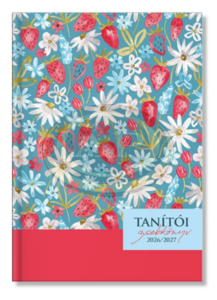 Tan&iacute;t&oacute;i zsebk&ouml;nyv pd 2026-2027 pap&iacute;rbor&iacute;t&oacute; Strawberry