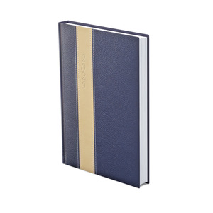 Agenda A5 napi Top Timer Fashion kék-bézs-kék borítóval, fehér lap 2026.év