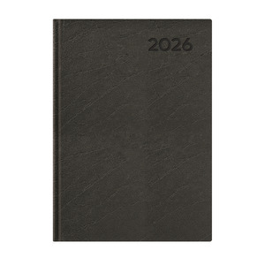 Agenda B5 heti Top Timer Economic fekete borítóval, fehér lap 2026.év