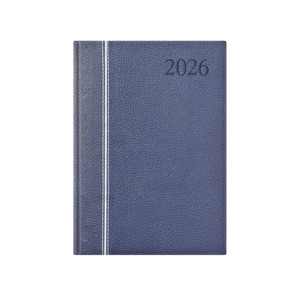 Top Timer Groovy A5 napi naptár, kék-ezüst-kék boritó, fehér lapok 2026.év
