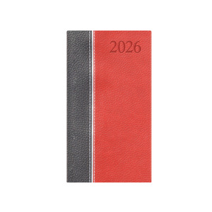 Zsebnaptár Top Timer Groovy heti antracit-ezüst-bordó, álló elrendezés, fehér lapok 2026.év