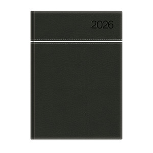 Agenda B5 heti Top Timer Young fekete-fehér borítóval, fehér lap 2026.év