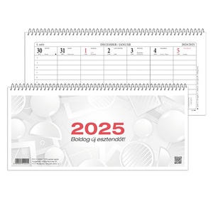 23TA irodai asztali naptár, hátlap nélkül, 2026. év