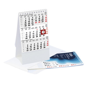 Asztali naptár Top Timer Speditőr álló karton hátlappal, 105x135mm 2026.év
