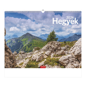 Képes falinaptár  Hegyek 420x310mm,  2026.év