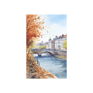 Képes falinaptár Toptimer AQUARELLE VIBE, 2026.év