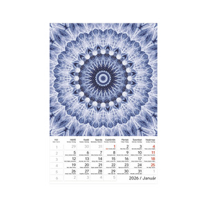 Képes falinaptár Top Timer Mandala naptár 220x330mm 2026.év