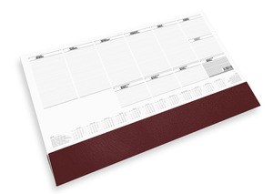 Könyöklő asztali Top Timer T110- 80gr. 26lap 576x407 mm bordó, 2025.év