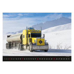 Képes falinaptár Top Timer Trucks, 450x315mm,  2026.év