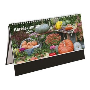 Asztali naptár Top Timer Impresszionisták, fehér tömbös, álló fekete műbőrbevont hátlappal, 325x155mm 2026.év