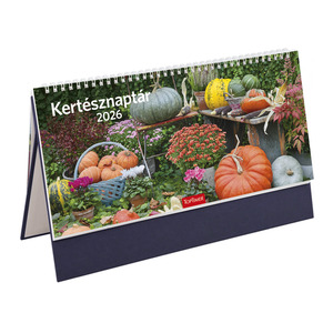 Asztali naptár Top Timer NEMZETI PARK, fehér tömbös, álló kék műbőrbevont karton hátlap, 325x155mm 2026.év