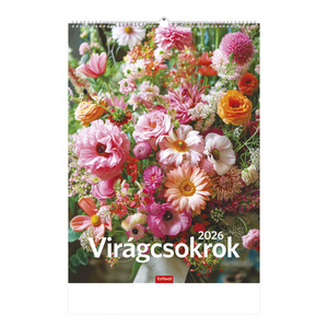 Képes falinaptár Top Timer Virágcsokrok, 2026.év