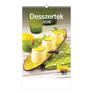 Képes falinaptár Top Timer Desszertek 220x330mm, 2026.év
