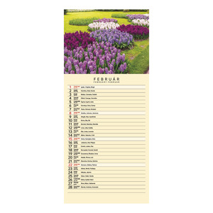 Top Timer falinaptár, Gardens,  2026.év