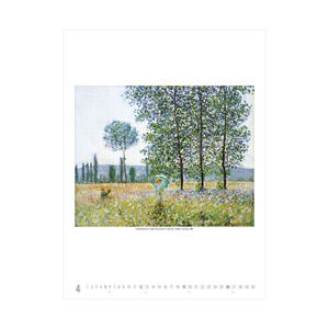 Képes falinaptár, Claude Monet, 420x560mm,  2026.év