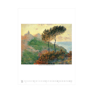 Képes falinaptár, Claude Monet, 420x560mm,  2026.év