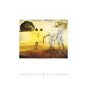 Képes falinaptár, Salvador Dali 420x560mm, 2026év