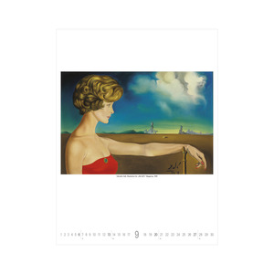 Képes falinaptár, Salvador Dali 420x560mm, 2026év