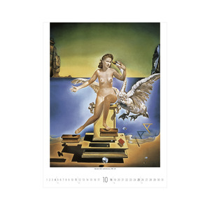 Képes falinaptár, Salvador Dali 420x560mm, 2026év