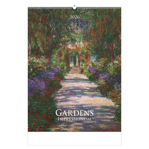 Képes falinaptár, Top Timer GARDENS IMPRESSIONISM 420x560mm 2026.év