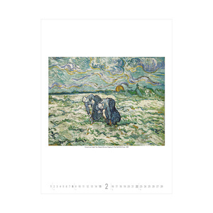 Képes falinaptár, Vincent Van Gogh 420x560mm  2026.év