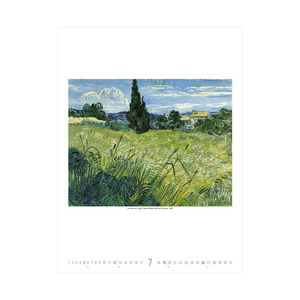 Képes falinaptár, Vincent Van Gogh 420x560mm  2026.év
