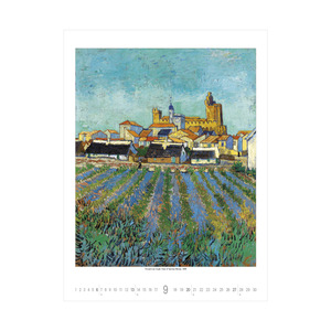 Képes falinaptár, Vincent Van Gogh 420x560mm  2026.év