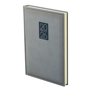 Top Timer Classic B5 heti agenda, szürke borító, chamois lapok, 170mm x 245mm,  2026.év