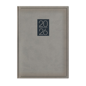 Top Timer Classic B5 heti agenda, szürke borító, chamois lapok, 170mm x 245mm,  2026.év