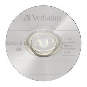 Verbatim DVD+R 8,5 GB, 8x, k&eacute;tr&eacute;tegű lemez Double Layer, hengeren 10db/CSM