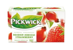 Pickwick tea Eperízű csipkebogyó hibiszkusszal tea 20x1,5 gr