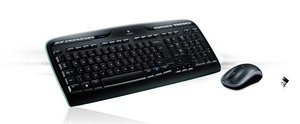 Egér- és billentyűzet készlet, Logitech MK330, vezeték nélküli, fekete, USB, HUN