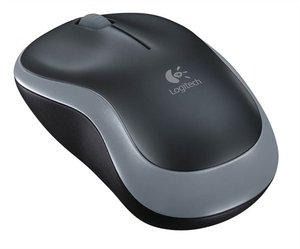 Logitech M185' vezeték nélküli opt egér szürke